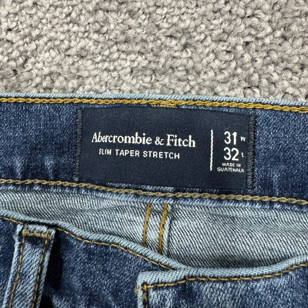 Abercrombie & Fitch Jeans Mens 31x32 Blue Slim Taper Stretch Medium Wash Denim